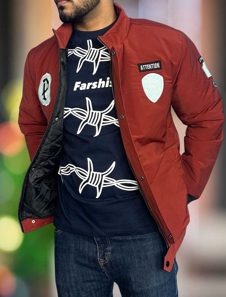 Jacket Model -5 (Red salmon)