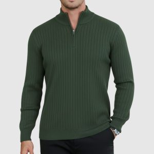 Sweater Zipper P1-Olive