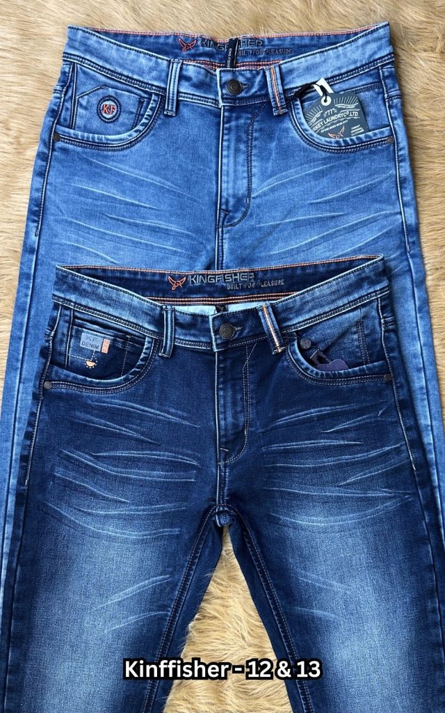 Knit Denim - Kingfisher M12 & M13 (Navy & Light)