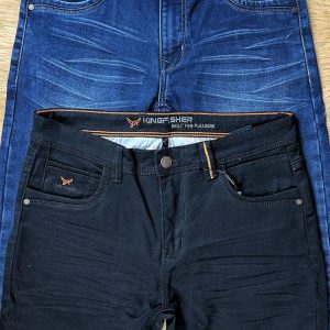 Knit Denim - Kingfisher M11 & M12 (Black & Navy)