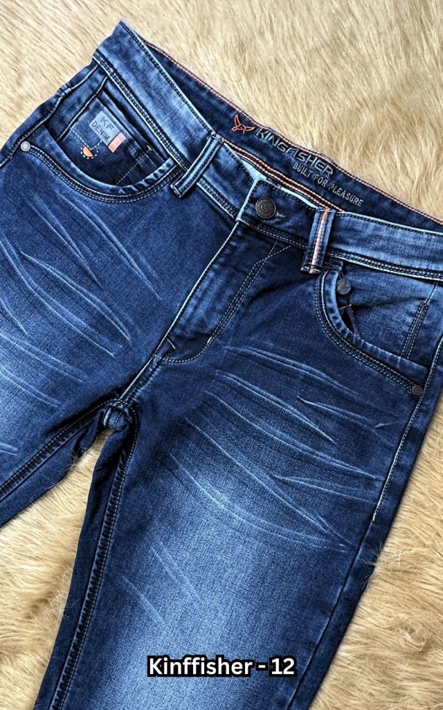 Knit Denim - Kingfisher M-12 (Navy)