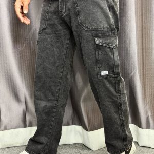 Baggy Cargo Denim M14 (Black)