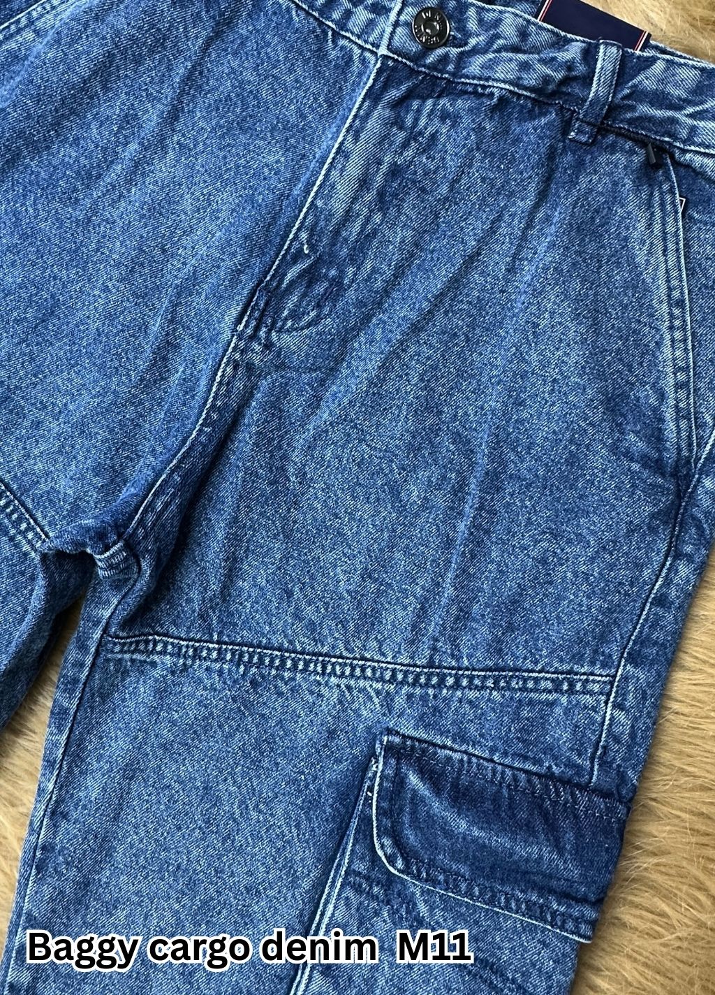 Baggy Cargo Denim M11 (Blue)