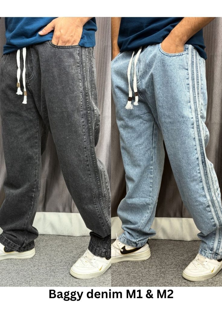 Baggy Denim M1 & M2 - (Black & Light Blue)