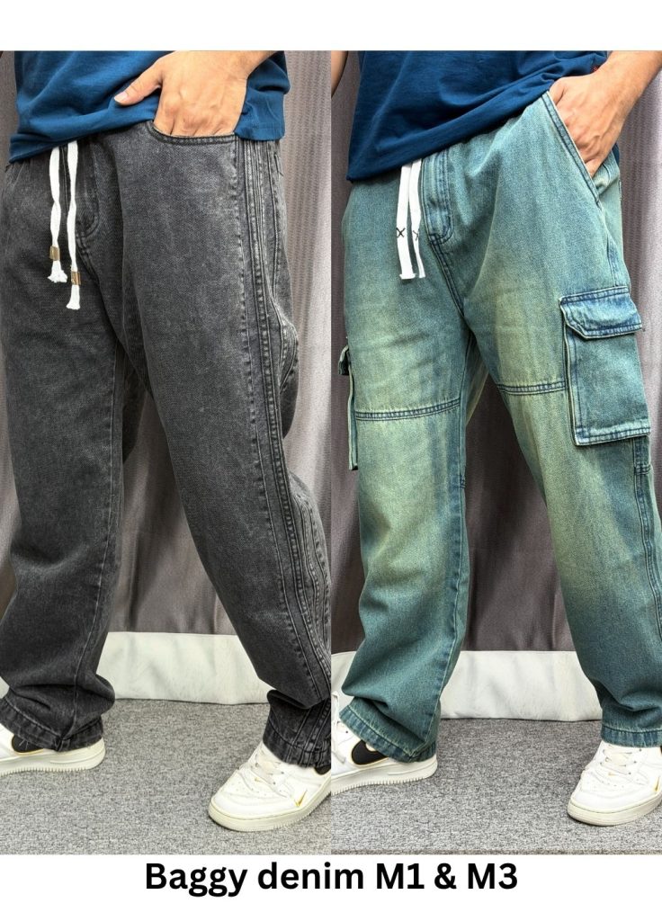 Baggy Denim M1 & M3 - (Black & Indigo)