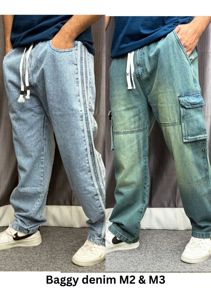 Baggy Denim M2 & M3 - (Light blue & Indigo)
