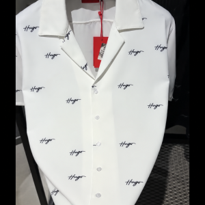 Printed cuban shirt M1 - White