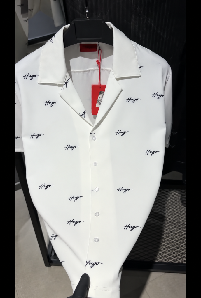 Printed cuban shirt M1 - White