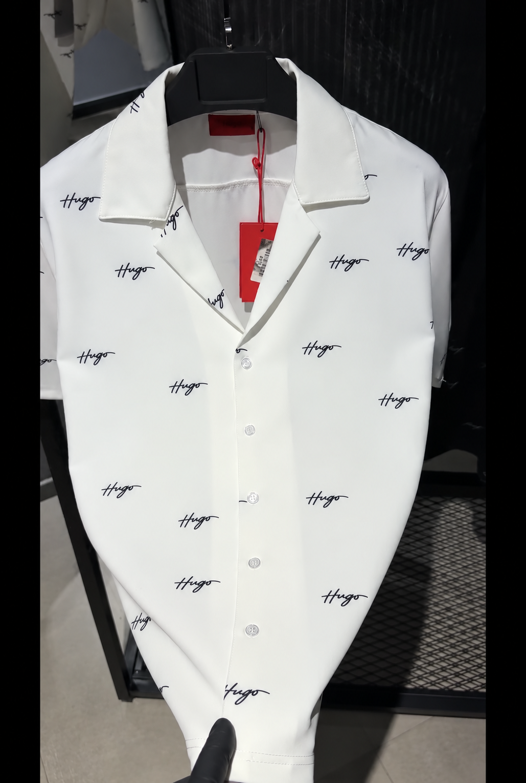 Printed cuban shirt M1 - White